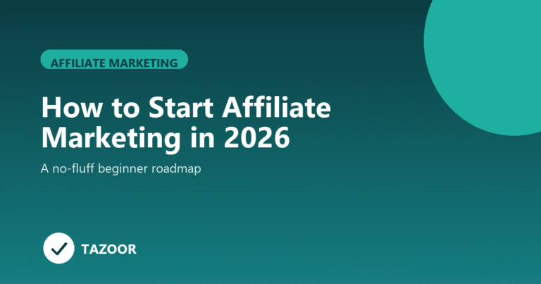 start affiliate marketing