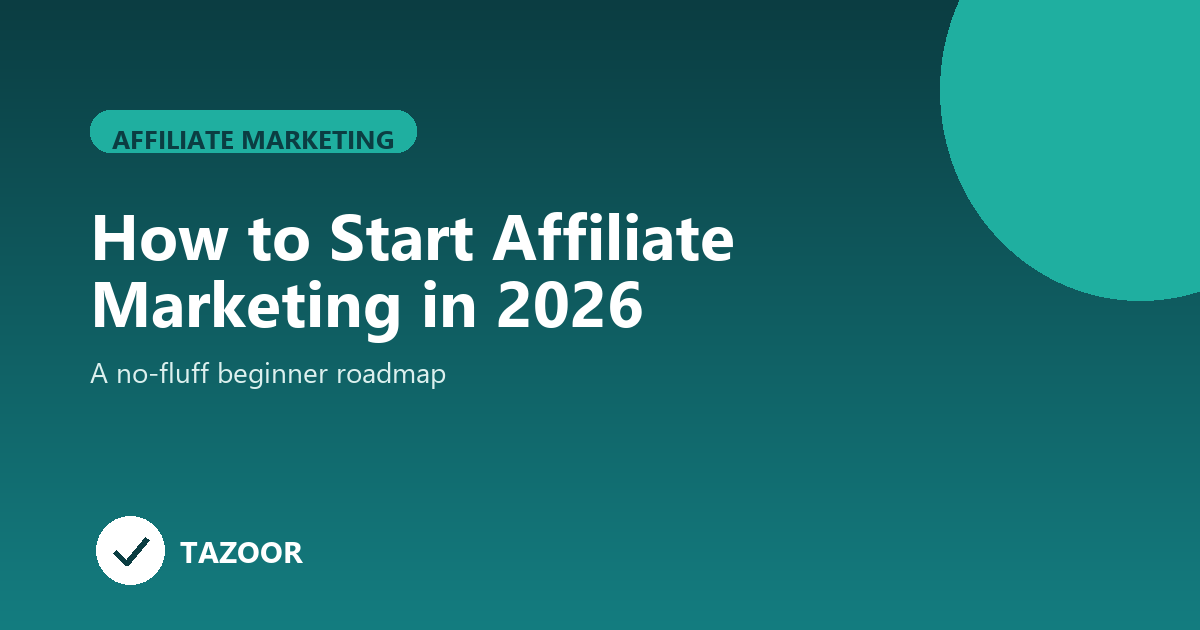 How to start affiliate marketing banner